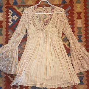 Free people boho mini dress